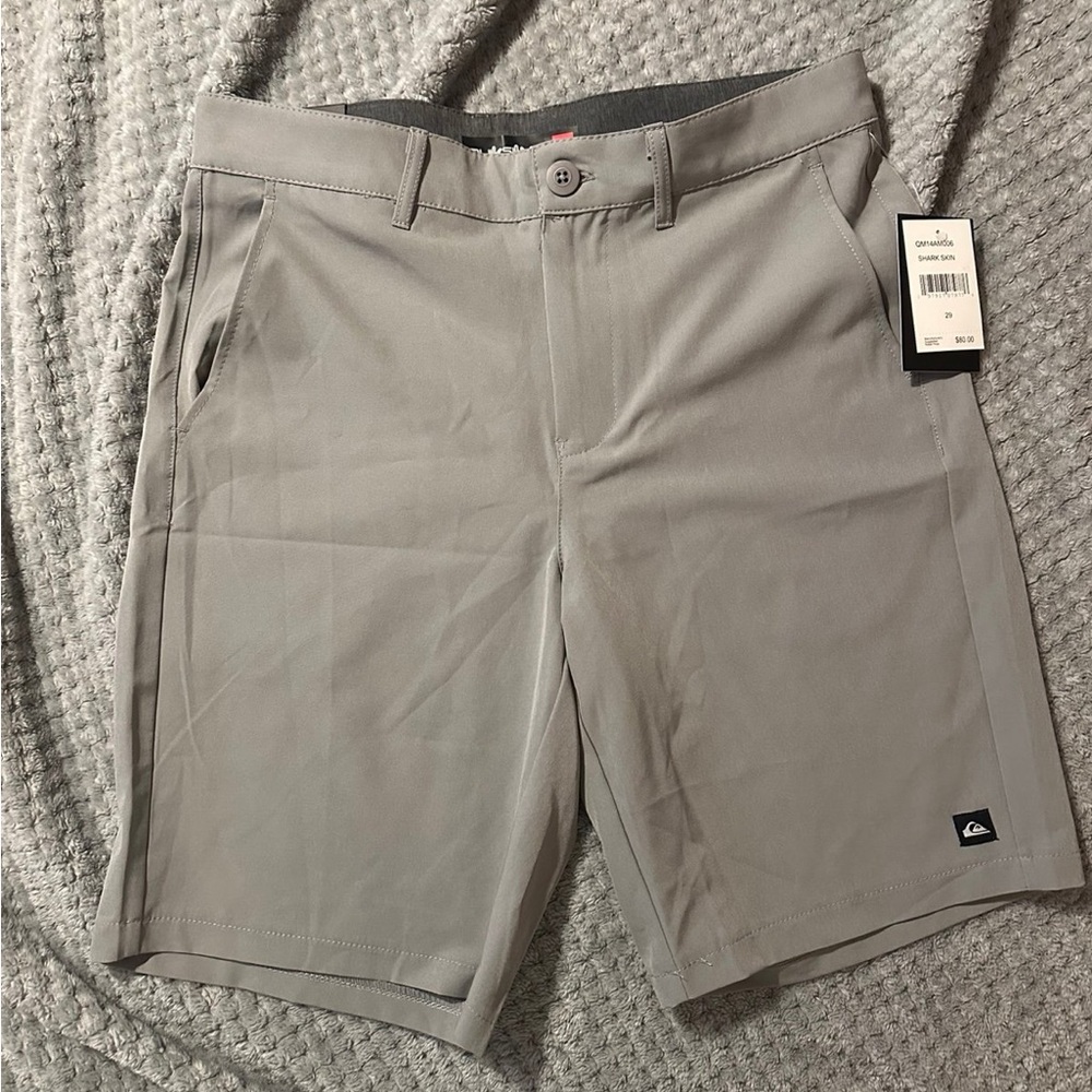 Quiksilver Men's Light Gray Hybrid Shorts